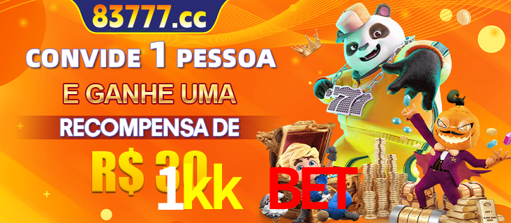 Banner institucional da 1kk bet sobre parceria de marcas e criação de uma marca de excelência, apresentando os mascotes de jogos populares como o Fortune Tiger.